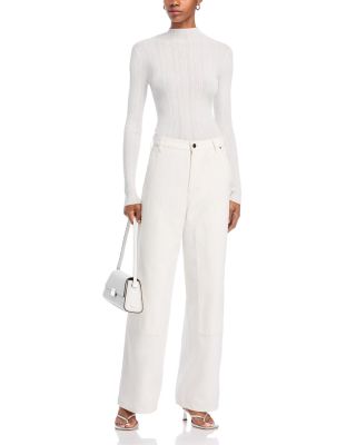 Hugh Mock Neck Long Sleeve Top