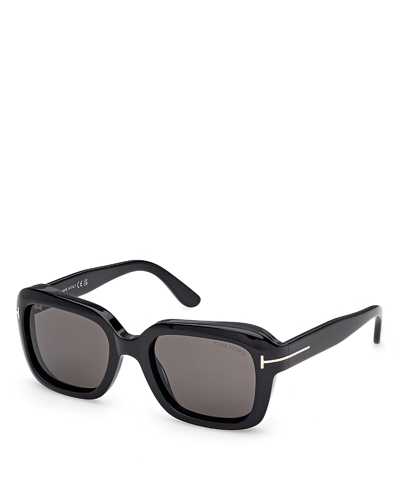Tom Ford Eyewear Rectangular Frame Sunglasses In Black