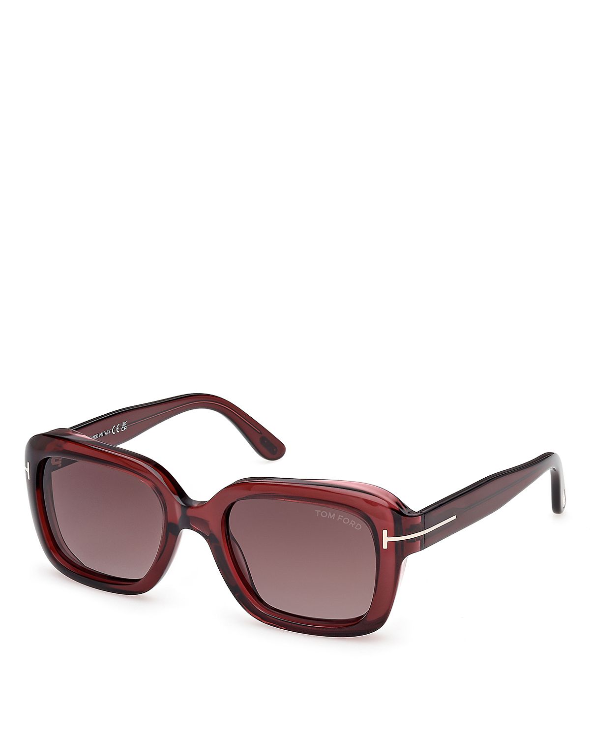 Tom Ford Square Sunglasses, 52mm