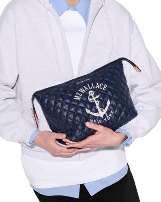 Large Zoey Cosmetic Bag in Anchor