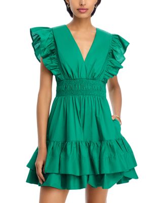 Flutter Sleeve Mini Dress - Exclusive