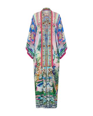 Camilla - Silk Kimono Swim Cover-Up
