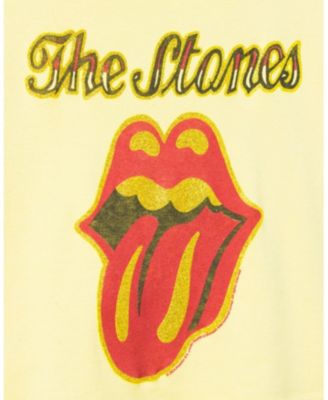 Women's The Rolling Stones Glitter Baby Tee