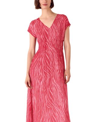Petite Zebra Midi Dress