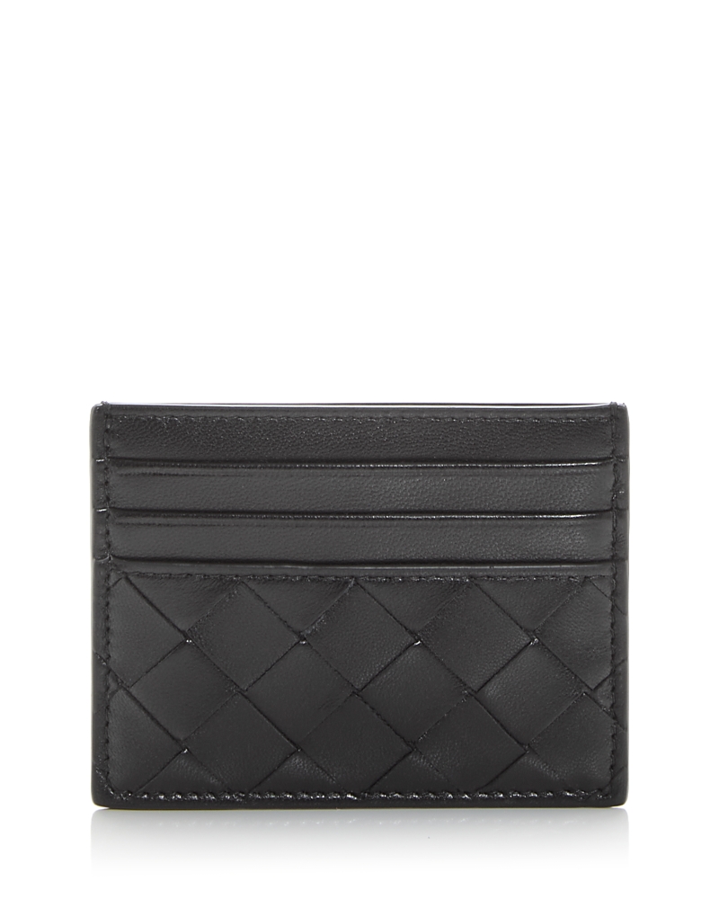 Bottega Veneta Intrecciato Leather Card Case · NO SIZE