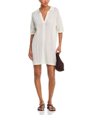 Mila Pointelle Mini Dress