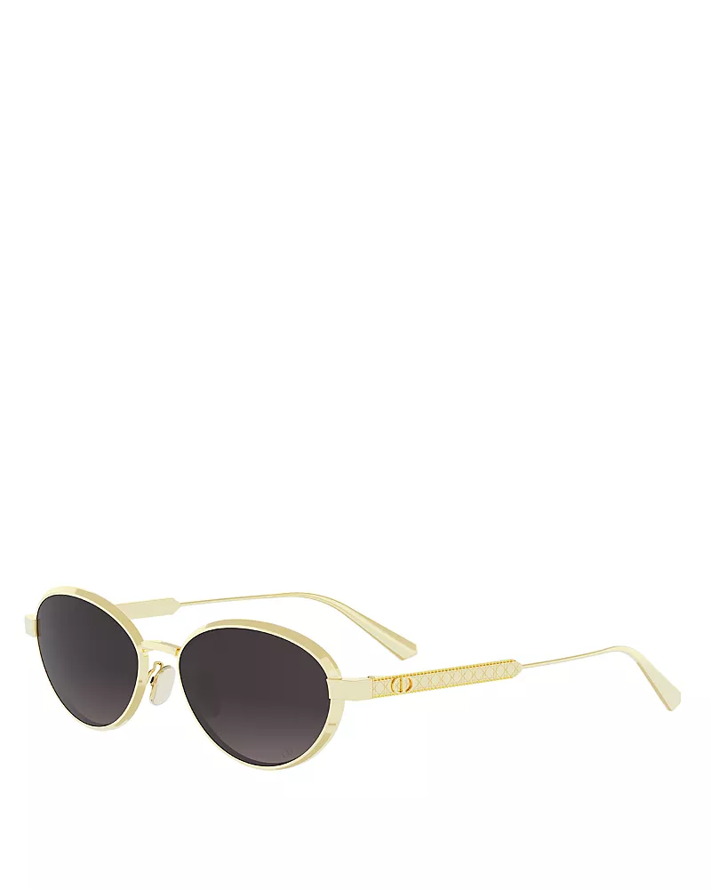 Dior DiorCannage R1U Oval Sunglasses, 53mm