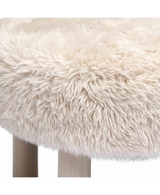  Carmel Faux Shearling Accent Chair
