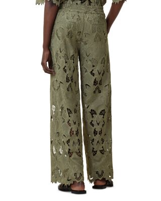 Charli Floral Lace Wide Leg Pants