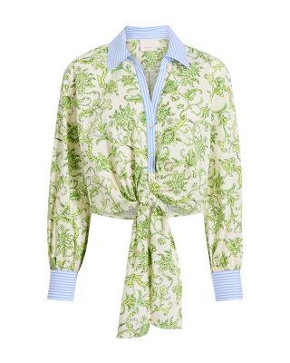 Ivy Paisley Poplin Blouse