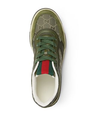 Men's Re-Web Low Top Canvas and Leather Sneakers
