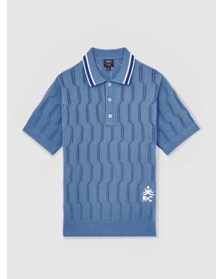 CHE Oasis Pointelle Tipped Polo