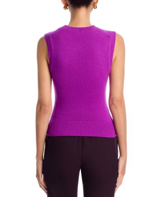Ian Sleeveless Cashmere Top