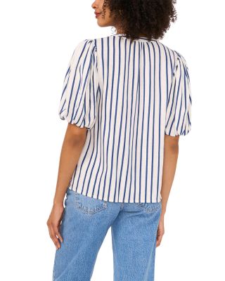 Organdy Puff Sleeve Top 