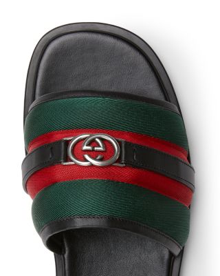 Men's Interlocking G Slide Sandals