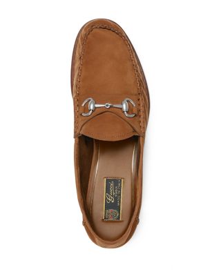 Men's Horsebit Suede Moccasins