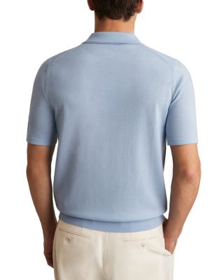 Duchie Merino Wool Open Collar Polo