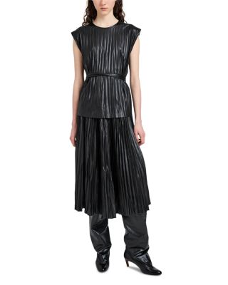 Lyra Top in LW Faux Leather