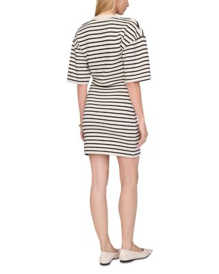 Mona Striped French Terry Dress
