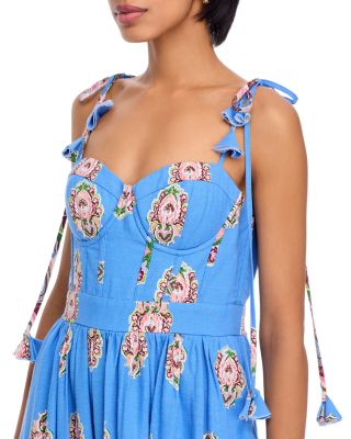 Ombre Paisley Midi Dress- Exclusive