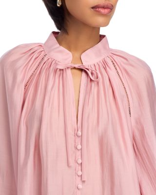 Lace Trim Blouse - Exclusive
