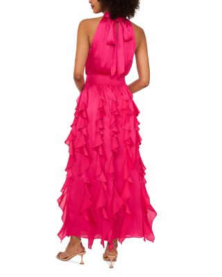 Cascading Ruffle Maxi Dress