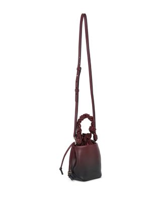 Bou Small Tawny Port Red Bucket Bag