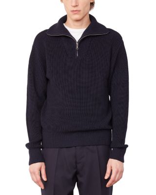 Tarek Textured Quarter Zip Sweater