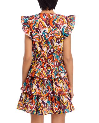 Ikat Printed Silo Mini Dress - Exclusive