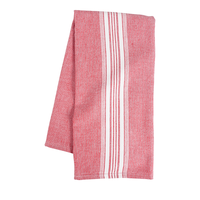 Kaf Home Strada Turkish Reversible Terry Kitchen Towel In Red