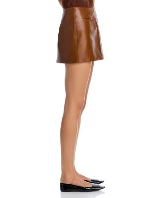 Cowan Leather Mini Skirt