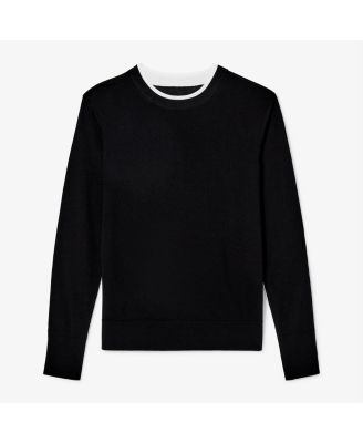 Kit Contrast Sweater - Light Merino