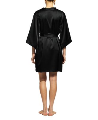 Silk Wrap Gown Robe