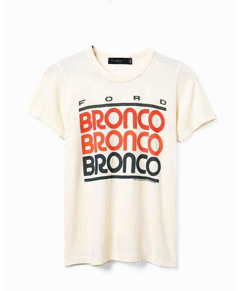 Junk Food Clothing Women's Ford Bronco Original Tee In Neutral