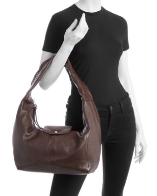 Le Pliage Portobello Leather Hobo Bag
