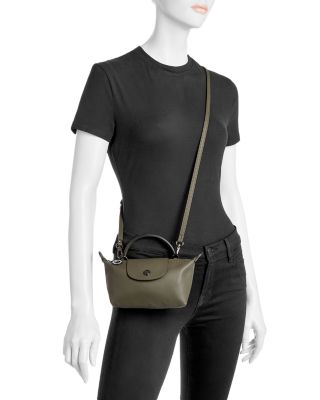 Le Pliage Xtra Leather Mini Crossbody Pouch