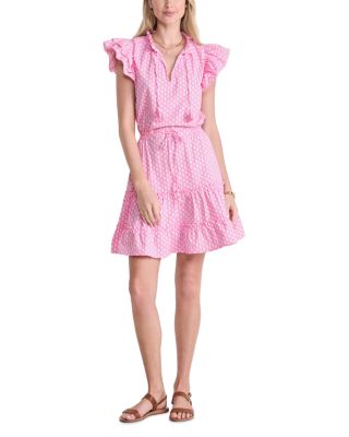 Ruffled Seersucker Dress