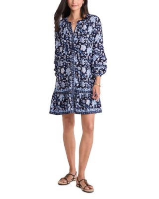 Vineyard Vines - Vineyard Tile Print Shirt Dress