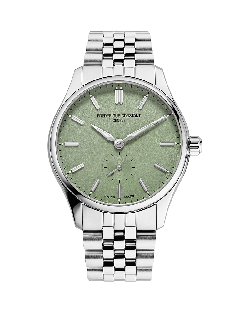 Frederique Constant Classics Index Watch, 39mm In Silver