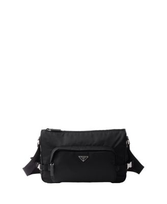 Prada - Large Re-Nylon and Saffiano Leather Shoulder Bag
