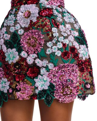 Deirdre Sequinned Halter Dress