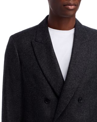 Pinstriped Peak Lapel Jacket and Trousers