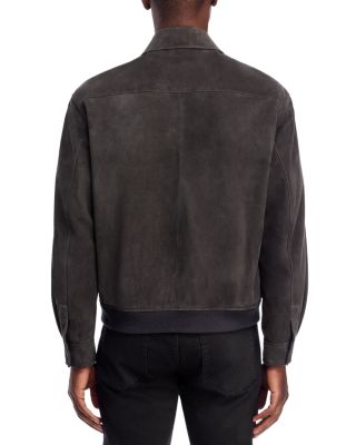 Suede Bomber Jacket