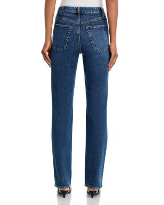 The Ruler High Rise Slim Straight Jeans in Archie