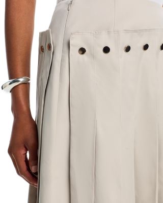 Double Layer Pleated Skirt