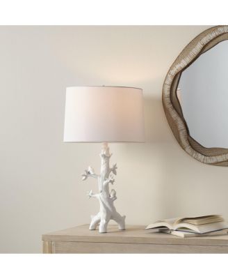  Sycamore Resin Table Lamp with Linen Shade