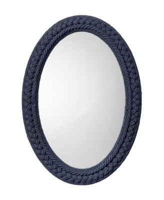 Jamie Young - Club Cotton Rope Braided Oval Wall Mirror
