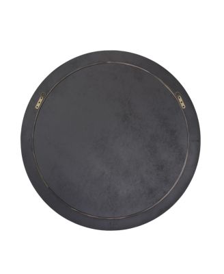  Riley Wood Round Wall Mirror