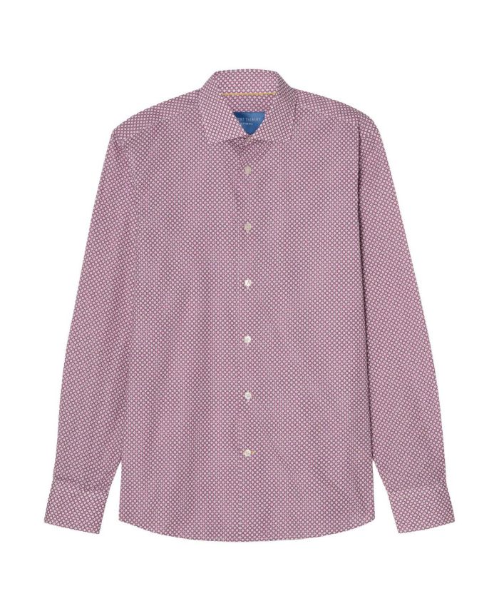 Reynolds Geo Check Print Shirt