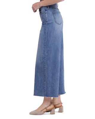 Brodi Wide Leg Ankle Jeans in Barcelona